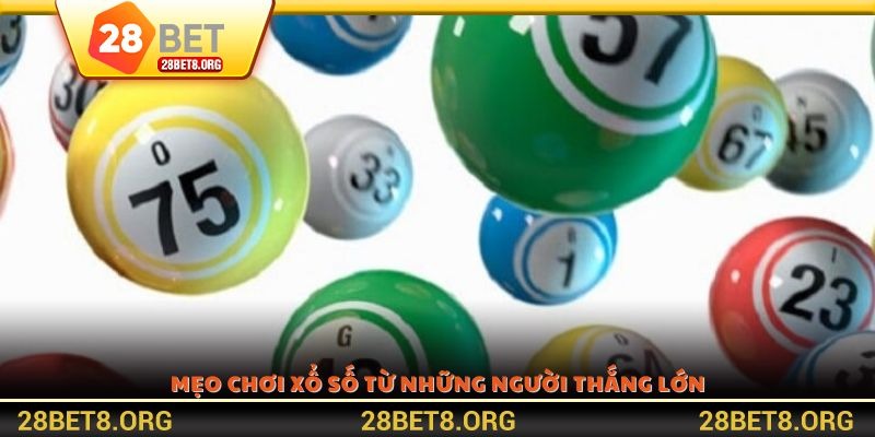 Mẹo chơi xổ số từ những người thắng lớn