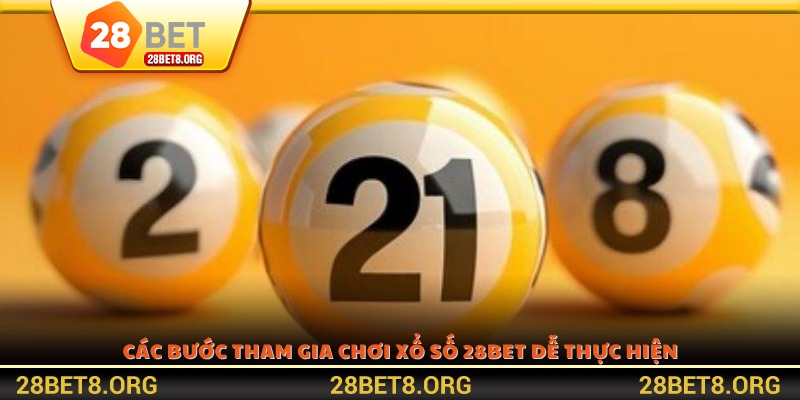 Các bước tham gia chơi xổ số 28BET dễ thực hiện