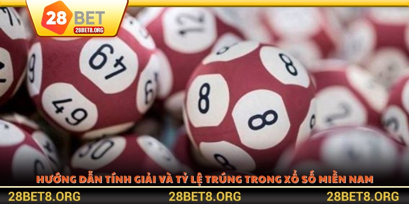 Hướng dẫn tính giải và tỷ lệ trúng trong xổ số miền Nam